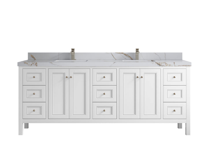 Nashville 84 in W x 22 in D Double Sink Bathroom Vanity - photo 19