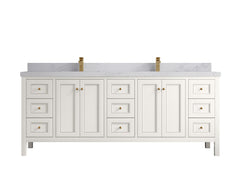 Nashville 84 in W x 22 in D Double Sink Bathroom Vanity - photo 22