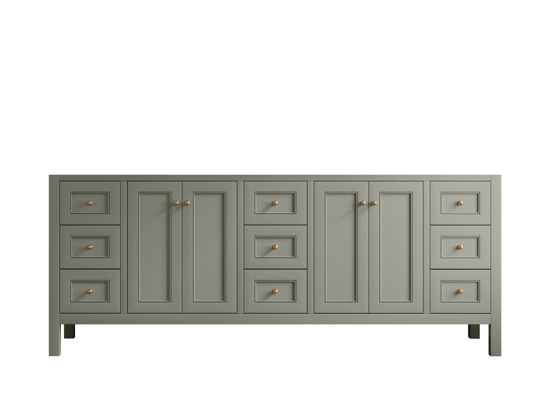Nashville 84 in W x 22 in D Double Sink Bathroom Vanity - Willow Bath and Vanity