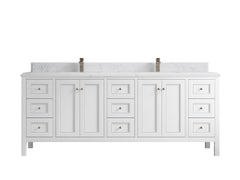 Nashville 84 in W x 22 in D Double Sink Bathroom Vanity - photo 35