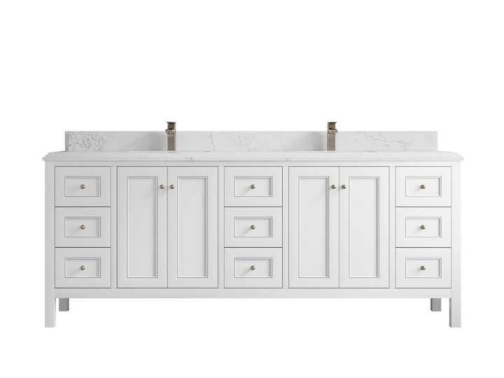 Nashville 84 in W x 22 in D Double Sink Bathroom Vanity - photo 35