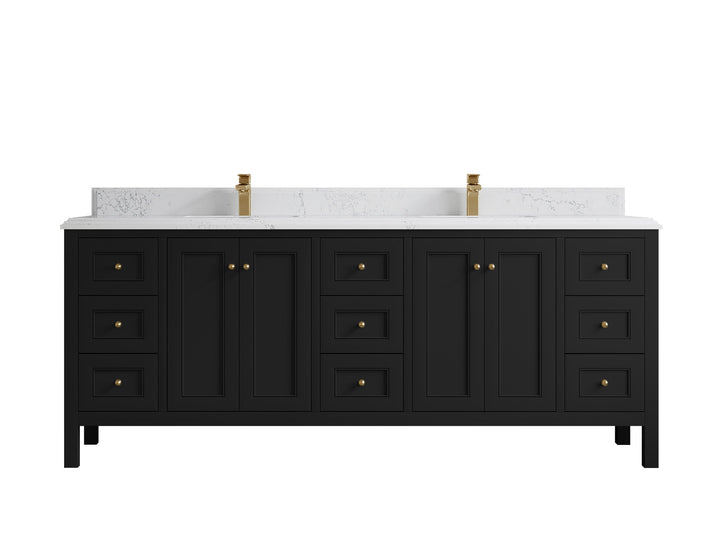 Nashville 84 in W x 22 in D Double Sink Bathroom Vanity - photo 15