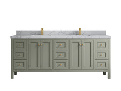 Nashville 84 in W x 22 in D Double Sink Bathroom Vanity - photo 13