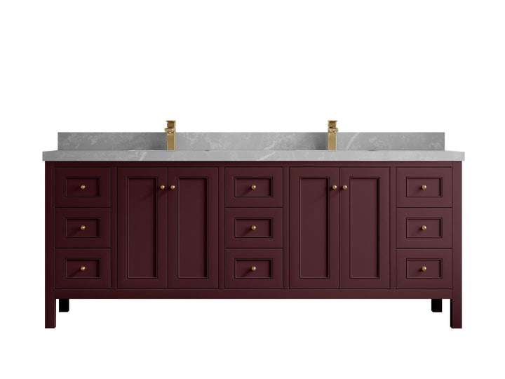 Nashville 84 in W x 22 in D Double Sink Bathroom Vanity - photo 32