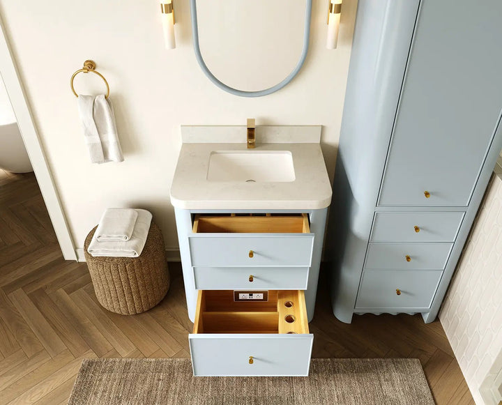Orlando 30 in. W x 22 in. D Single Sink Bathroom Vanity - photo 4