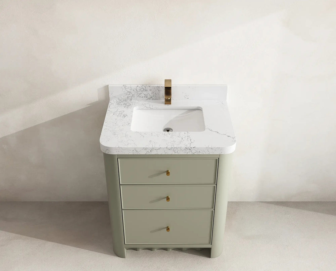 Orlando 30 in. W x 22 in. D Single Sink Bathroom Vanity | 
              
                Evergreen
                
                  
             - ORL_EGN_CA_LZ_30 - photo №15