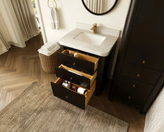Orlando 30 in. W x 22 in. D Single Sink Bathroom Vanity - photo 3