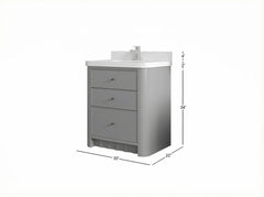 Orlando 30 in. W x 22 in. D Single Sink Bathroom Vanity - photo 6