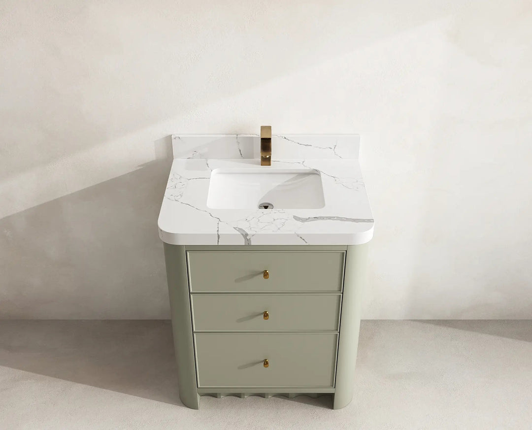 Orlando 30 in. W x 22 in. D Single Sink Bathroom Vanity | 
              
                Evergreen
                
                  
             - ORL_EGN_CA_LZ_30 - photo №9