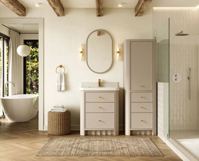 Orlando 30 in. W x 22 in. D Single Sink Bathroom Vanity - Willow Bath and Vanity