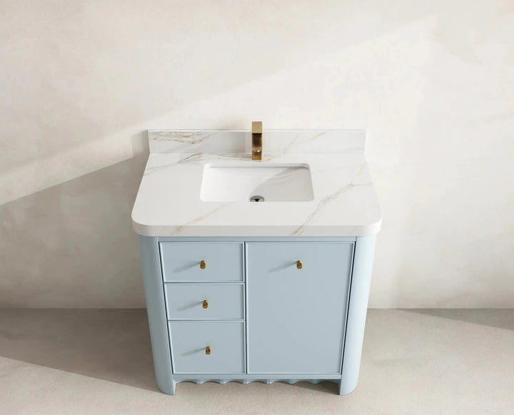 Orlando 36 in. W x 22 in. D Center Sink Bathroom Vanity - photo 15