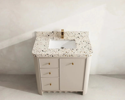 Orlando 36 in. W x 22 in. D Center Sink Bathroom Vanity - Willow Bath and Vanity