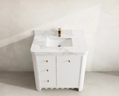 Orlando 36 in. W x 22 in. D Center Sink Bathroom Vanity - Willow Bath and Vanity