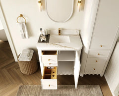 Orlando 36 in. W x 22 in. D Center Sink Bathroom Vanity - photo 4