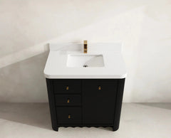 Orlando 36 in. W x 22 in. D Center Sink Bathroom Vanity - photo 16