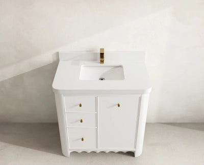 Orlando 36 in. W x 22 in. D Center Sink Bathroom Vanity - Willow Bath and Vanity