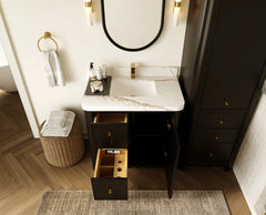 Orlando 36 in. W x 22 in. D Center Sink Bathroom Vanity - photo 4