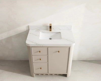 Orlando 36 in. W x 22 in. D Center Sink Bathroom Vanity - Willow Bath and Vanity