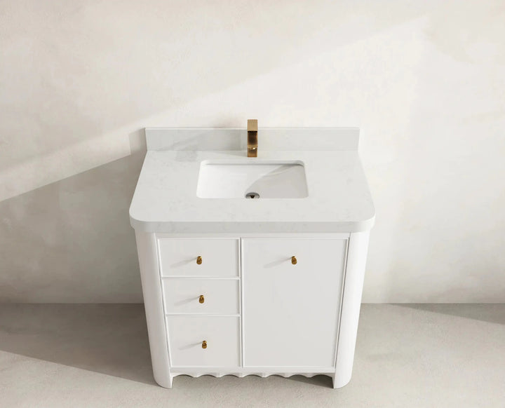 Orlando 36 in. W x 22 in. D Center Sink Bathroom Vanity - photo 8