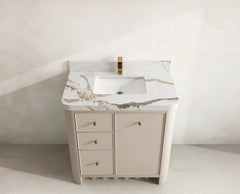Orlando 36 in. W x 22 in. D Center Sink Bathroom Vanity - photo 9