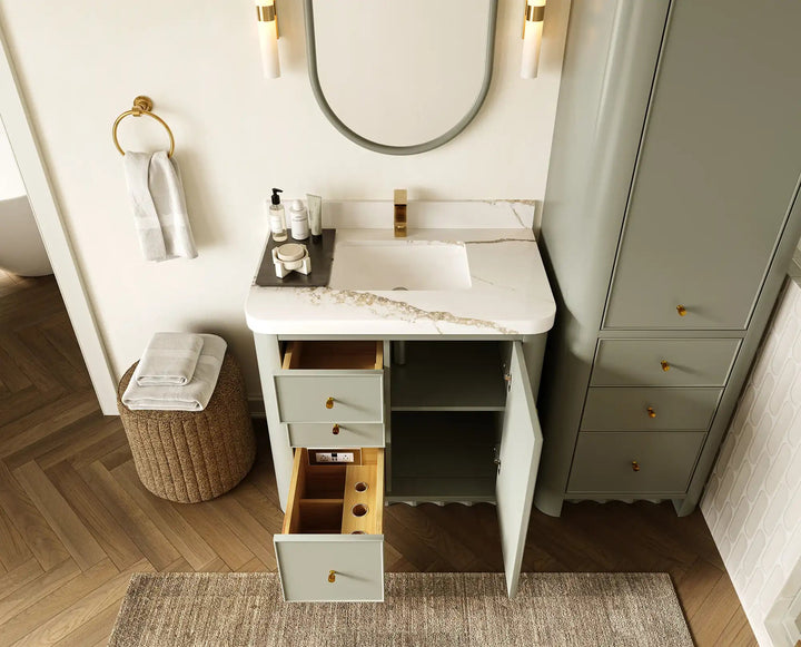 Orlando 36 in. W x 22 in. D Center Sink Bathroom Vanity - photo 4