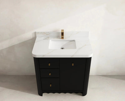 Orlando 36 in. W x 22 in. D Center Sink Bathroom Vanity - Willow Bath and Vanity