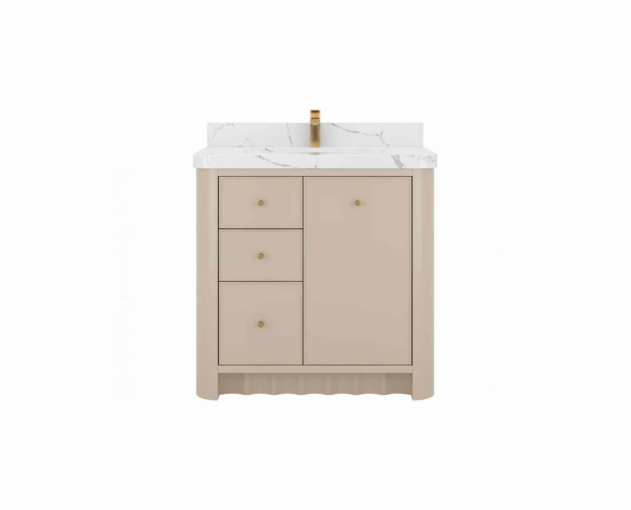 Orlando 36 in. W x 22 in. D Center Sink Bathroom Vanity - Willow Bath and Vanity