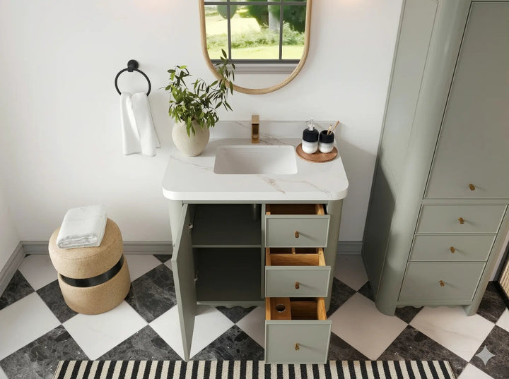 Orlando 36 in. W x 22 in. D Center Sink Bathroom Vanity - photo 3