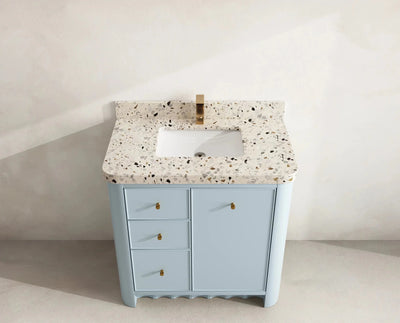 Orlando 36 in. W x 22 in. D Center Sink Bathroom Vanity - Willow Bath and Vanity