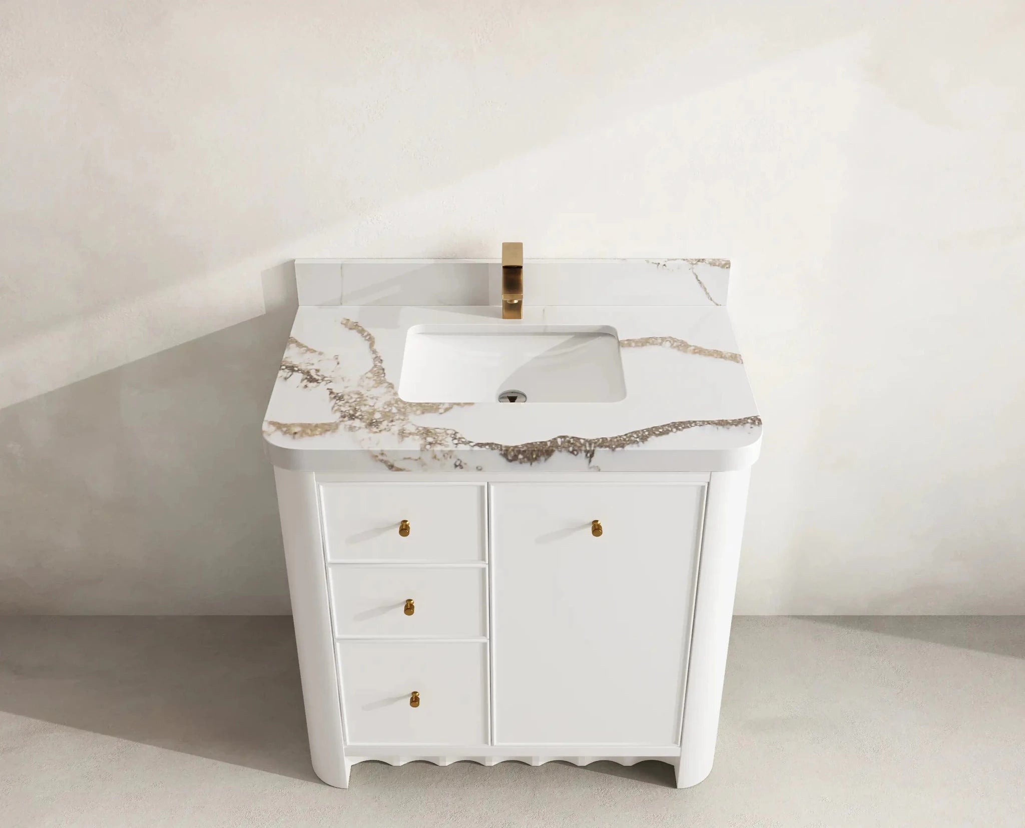 Orlando 36 in. W x 22 in. D Center Sink Bathroom Vanity - Willow Bath and Vanity