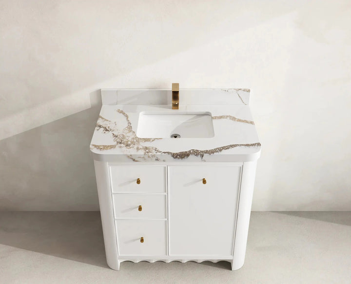 Orlando 36 in. W x 22 in. D Center Sink Bathroom Vanity - photo 9