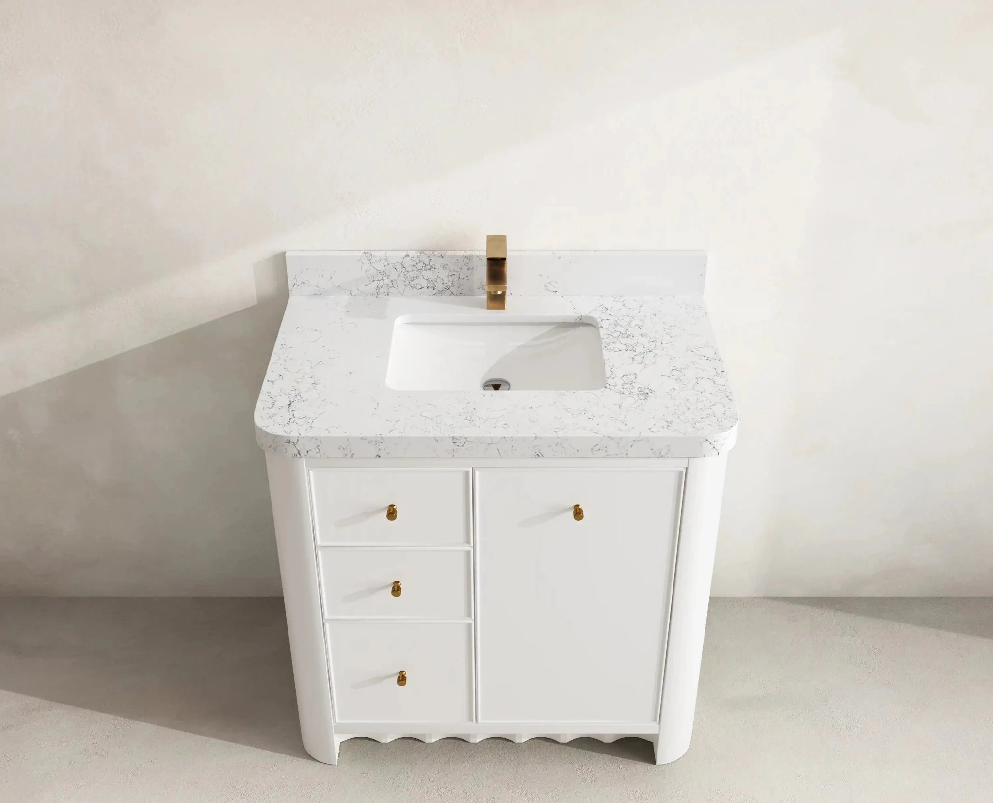 Orlando 36 in. W x 22 in. D Center Sink Bathroom Vanity - Willow Bath and Vanity