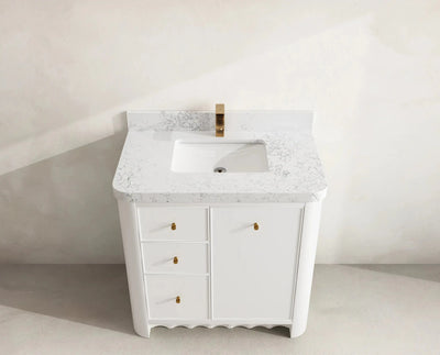 Orlando 36 in. W x 22 in. D Center Sink Bathroom Vanity - Willow Bath and Vanity
