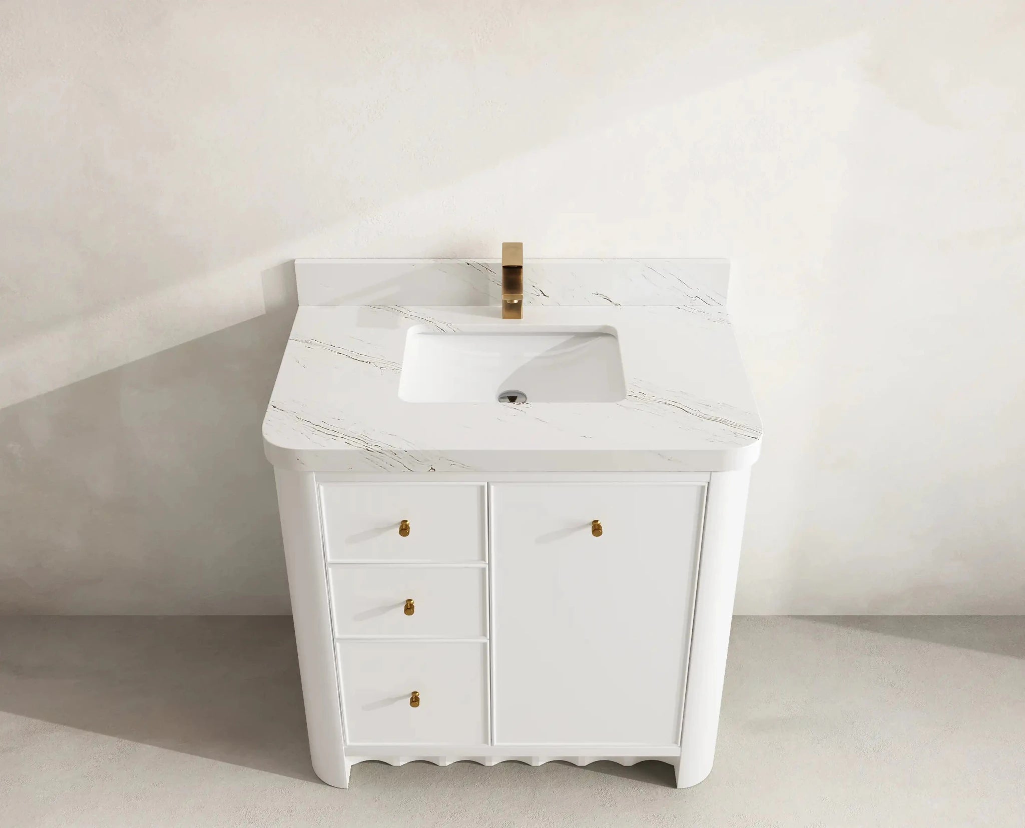 Orlando 36 in. W x 22 in. D Center Sink Bathroom Vanity - Willow Bath and Vanity