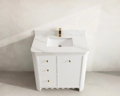 Orlando 36 in. W x 22 in. D Center Sink Bathroom Vanity - Willow Bath and Vanity