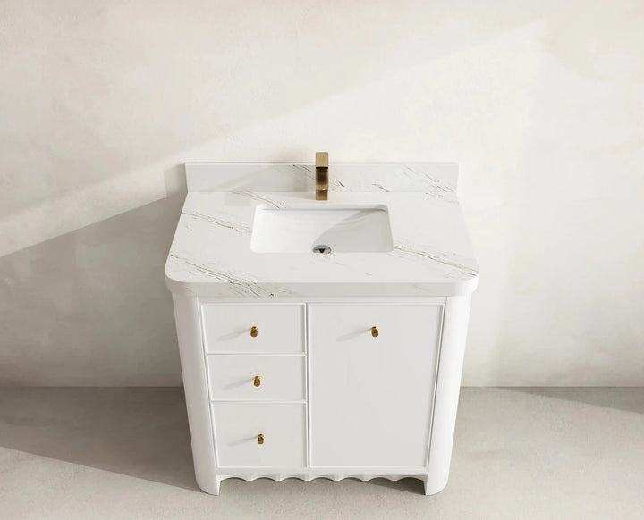 Orlando 36 in. W x 22 in. D Center Sink Bathroom Vanity - photo 14