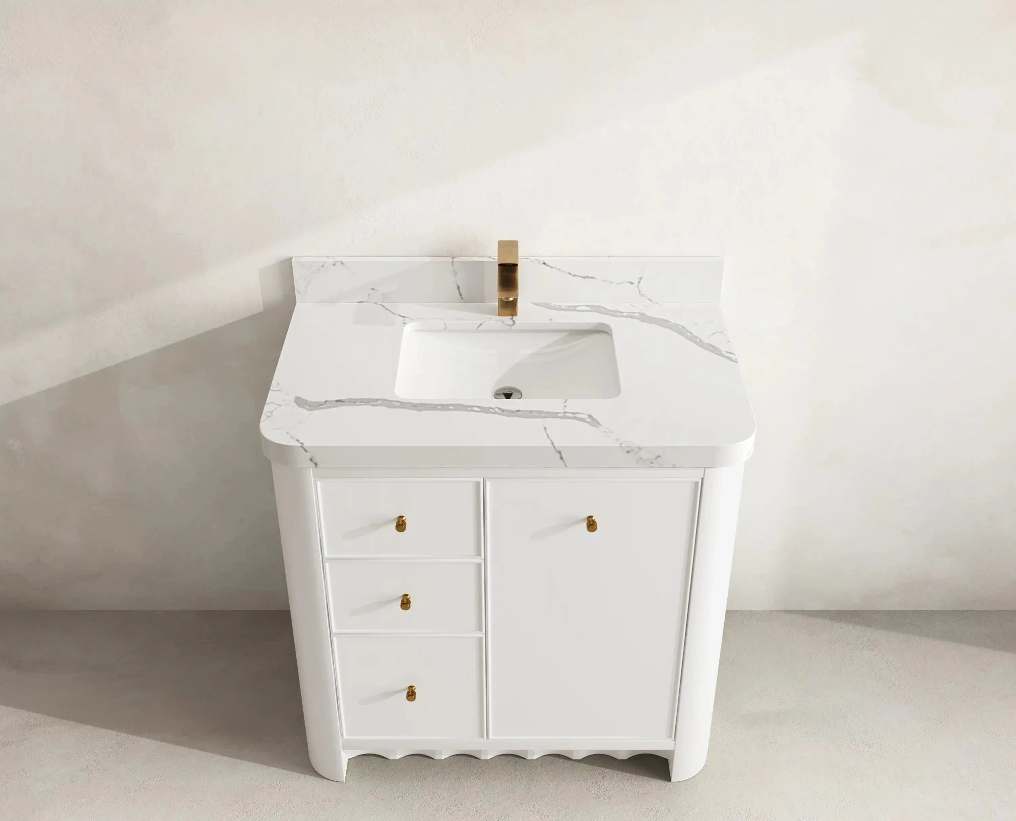 Orlando 36 in. W x 22 in. D Center Sink Bathroom Vanity - Willow Bath and Vanity