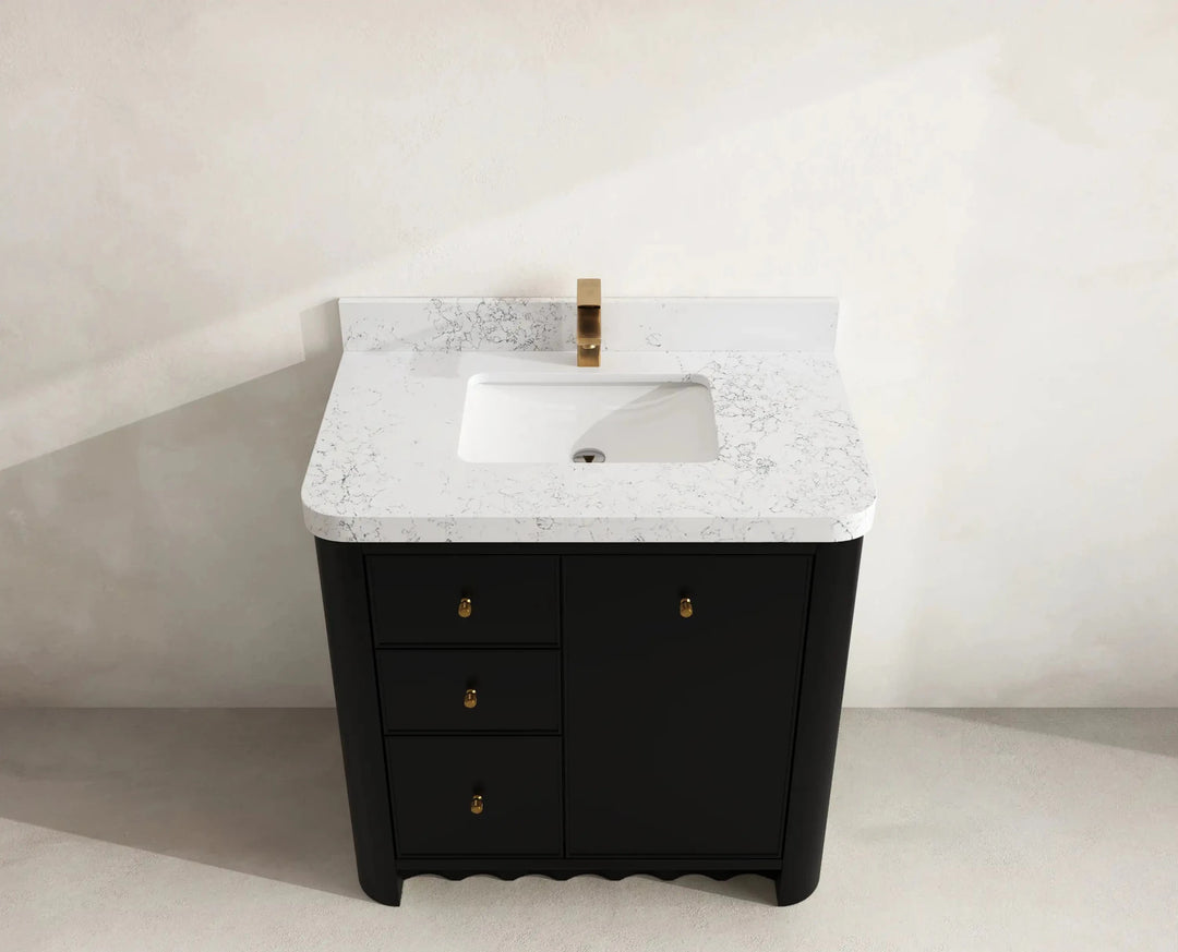Orlando 36 in. W x 22 in. D Center Sink Bathroom Vanity | 
              
                Black
                
                  
             - ORL_BLK_CA_LZ_36CR - photo №13
