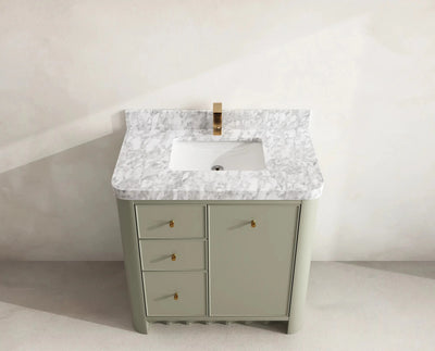 Orlando 36 in. W x 22 in. D Center Sink Bathroom Vanity - Willow Bath and Vanity