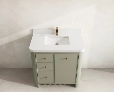 Orlando 36 in. W x 22 in. D Center Sink Bathroom Vanity - Willow Bath and Vanity