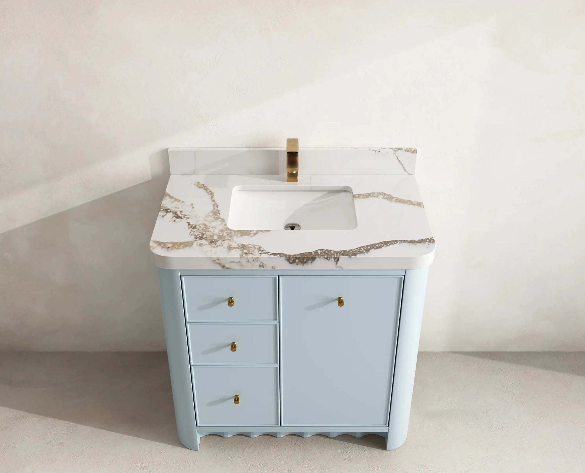 Orlando 36 in. W x 22 in. D Center Sink Bathroom Vanity - Willow Bath and Vanity