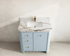 Orlando 36 in. W x 22 in. D Center Sink Bathroom Vanity - photo 8