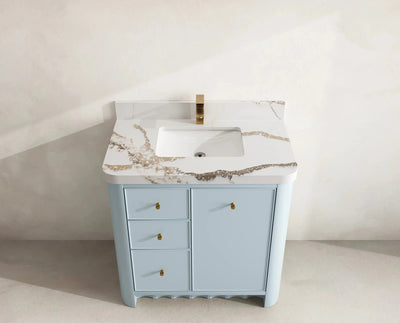 Orlando 36 in. W x 22 in. D Center Sink Bathroom Vanity - Willow Bath and Vanity