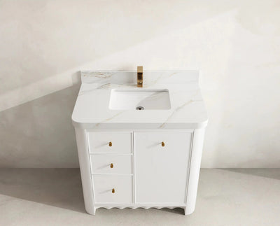 Orlando 36 in. W x 22 in. D Center Sink Bathroom Vanity - Willow Bath and Vanity