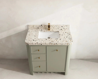 Orlando 36 in. W x 22 in. D Center Sink Bathroom Vanity - Willow Bath and Vanity