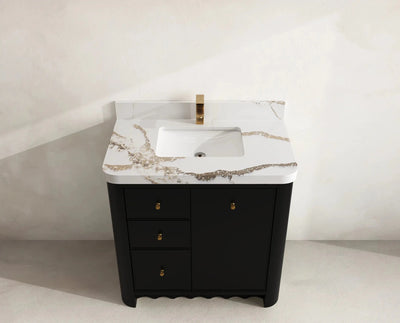 Orlando 36 in. W x 22 in. D Center Sink Bathroom Vanity - Willow Bath and Vanity