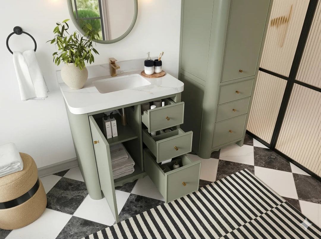 Orlando 36 in. W x 22 in. D Center Sink Bathroom Vanity - Willow Bath and Vanity