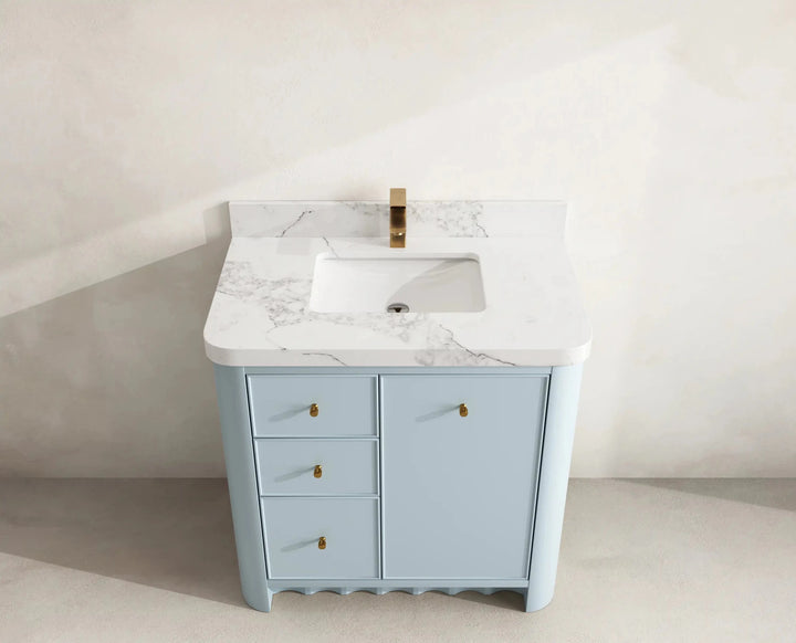 Orlando 36 in. W x 22 in. D Center Sink Bathroom Vanity - photo 14