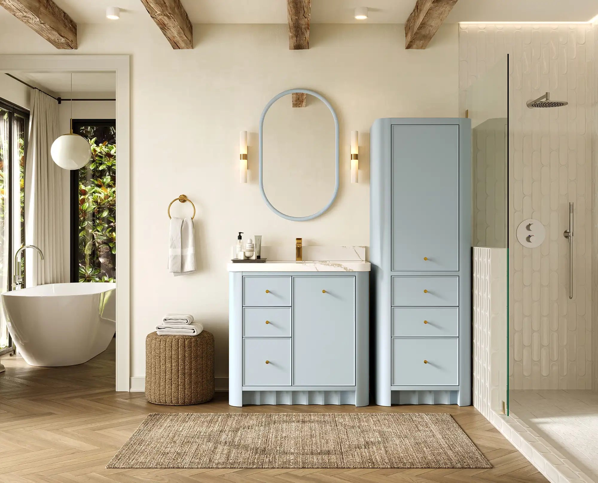 Orlando 36 in. W x 22 in. D Center Sink Bathroom Vanity - Willow Bath and Vanity