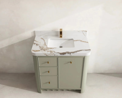 Orlando 36 in. W x 22 in. D Center Sink Bathroom Vanity - Willow Bath and Vanity